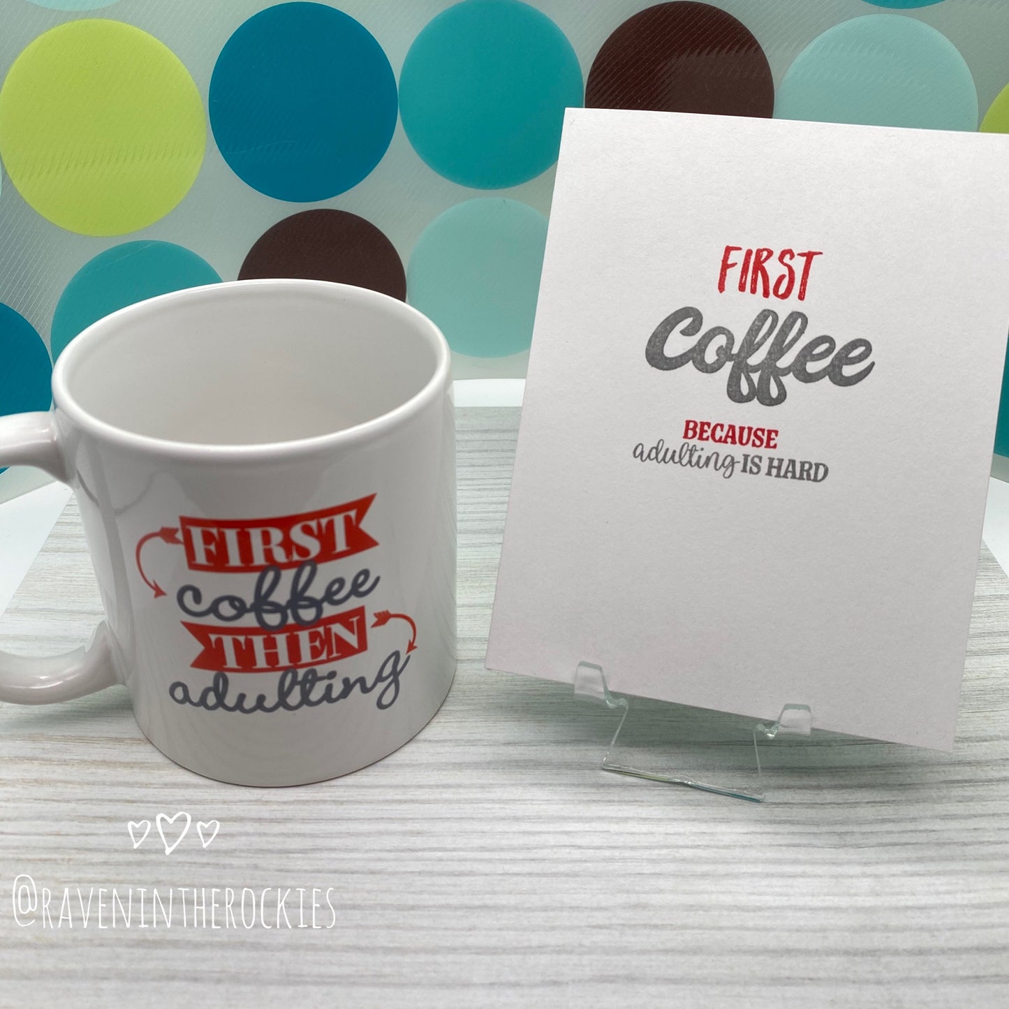 Card & Cup: Adulting