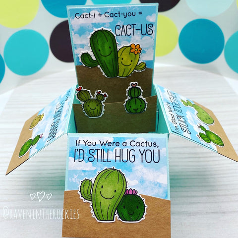 Handmade Card: Cactus box
