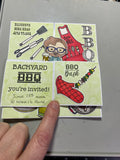 Handmade Card: BBQ Invitation box