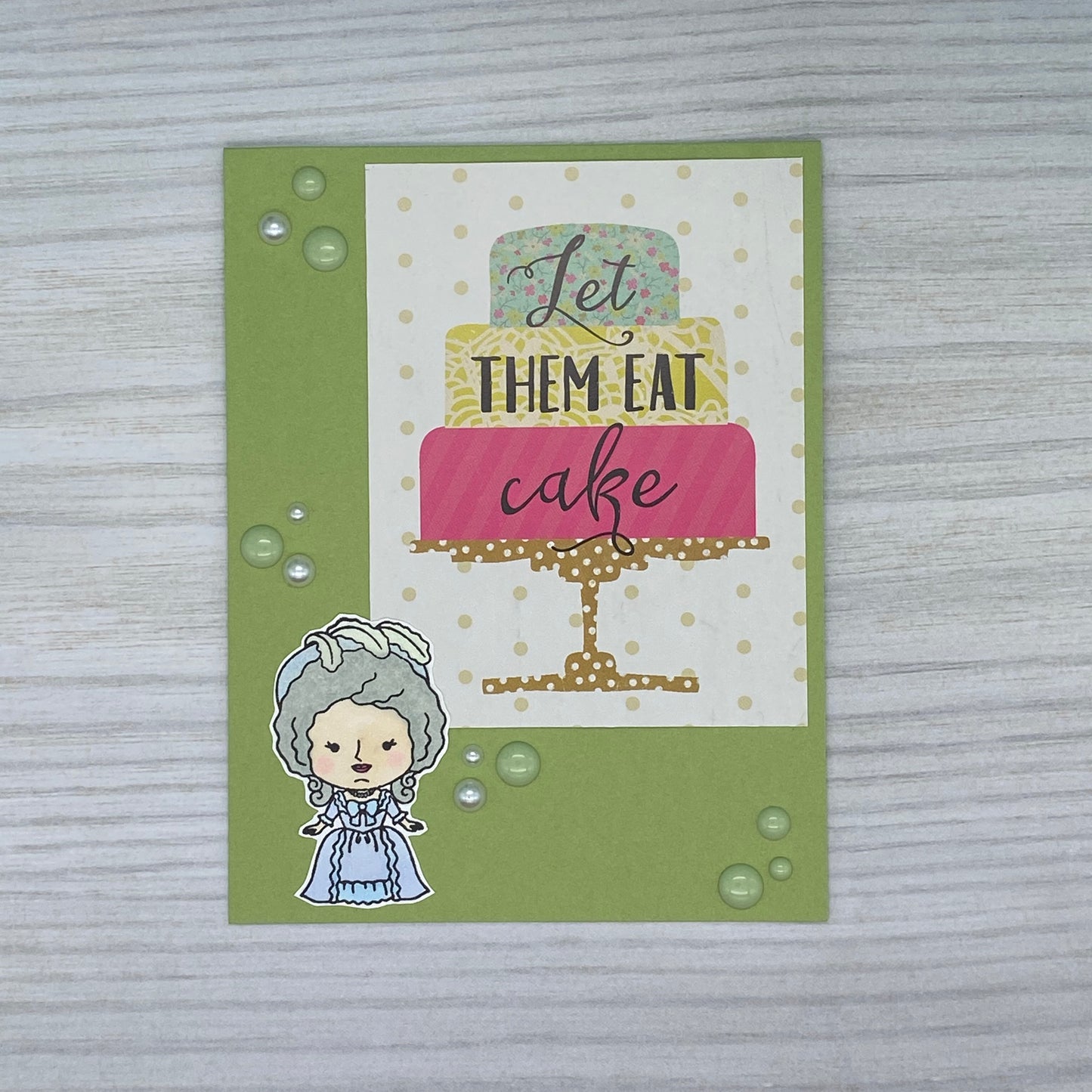 Handmade Card: Eat Cake