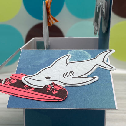 Handmade Card: Shark Box