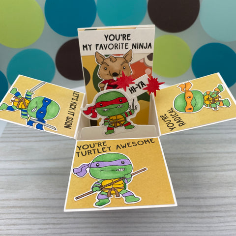 Handmade Card: Turtley Awesome box