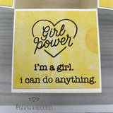 Handmade Card: Girl Power box
