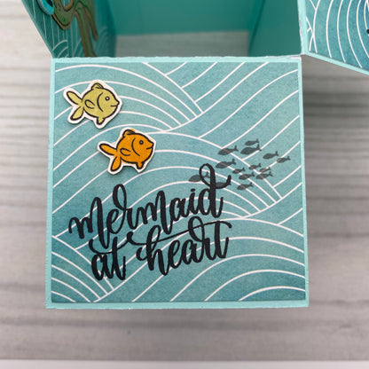 Handmade Card: Mermaid box