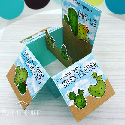 Handmade Card: Cactus box